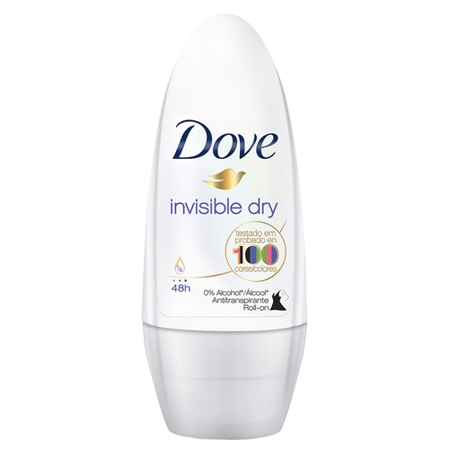 Tudo sobre 'Desodorante Roll-On Dove Invisible Dry Feminino 50Ml/53G'