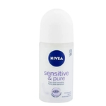 Desodorante Roll On Feminino Sensitive Pure Nívea 50ml