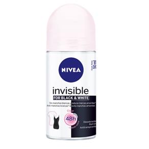 Desodorante Roll-On Nivea 50Ml Feminino Black White Clear