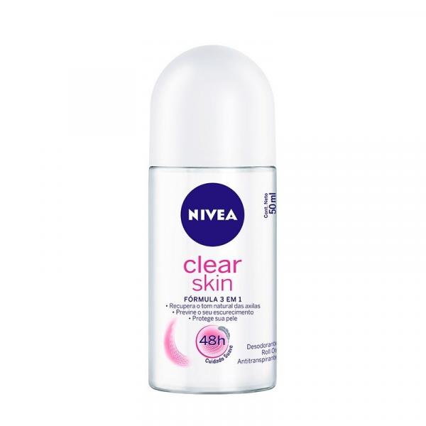 Desodorante Roll On Nivea Clear Skin 50ml - Nívea