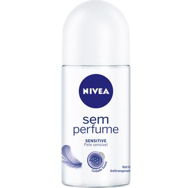 Desodorante Roll On Nivea Feminino Sensitive Pure 50ml