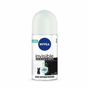 Desodorante Roll On Nivea Invisible Black & White Feminino - 50ml
