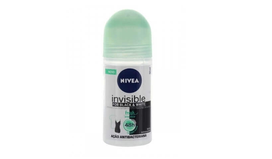 Desodorante Roll On Nivea Invisible Black White Feminino