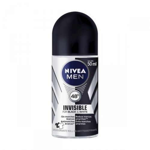 Desodorante Roll On Nivea Men For Black & White 50ml