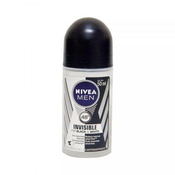 Desodorante Roll On Nivea Men Invisible Black & White Fresh
