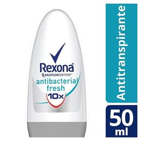 Desodorante Roll On Rexona Feminino Antibacterial Fresh 50ml