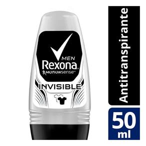 Desodorante Roll On Rexona Invisible Men 50ml