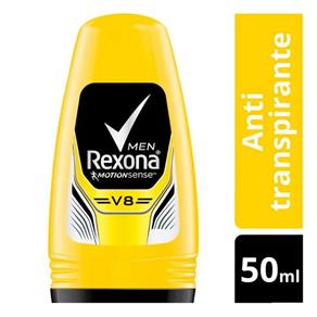 Desodorante Roll On Rexona V8 Masculino Amarelo 50ml