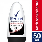 Desodorante Roll On Rexona Women Antibacterial + Invisible