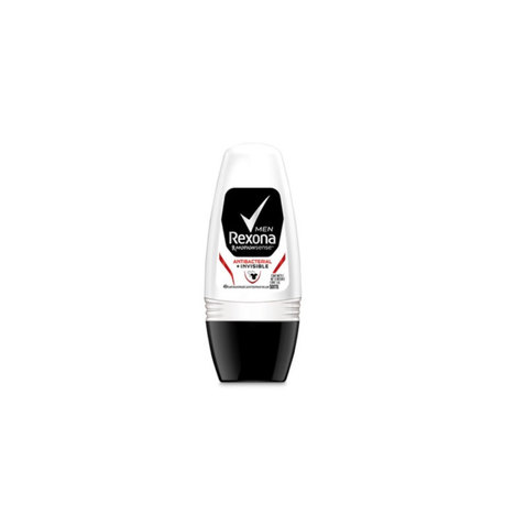Desodorante Rollon Antitranspirante Rexona Men Antibacteriano Invible 50Ml
