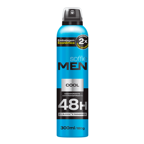 Desodorante Soffie Men Cool Antitranspirante 300ml
