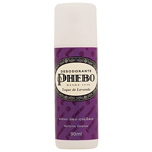 Desodorante Spray Toque de Lavanda, PHEBO, Lilás, 90ml