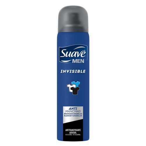 Desodorante Suave Men Invisible Aerosol Antitranspirante 48h 150ml