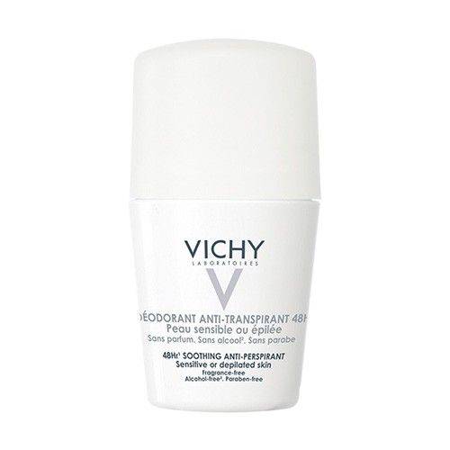 Desodorante Vichy Peles Muito Sensíveis ou Depiladas 48h Roll-on 50ml