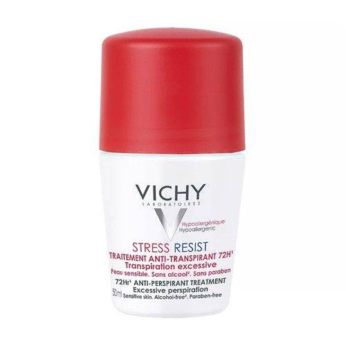 Desodorante Vichy Stress Resist 72h Roll On Dermatológico 50ml