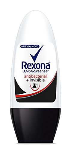 Desodorante Women Roll On Antibacterial e Invisible 50 G, Rexona