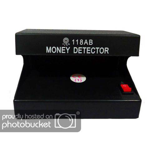 Detector de Dinheiro Falso Identificador Notas Falsas Teste