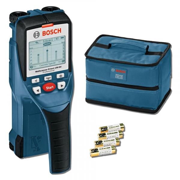 Detector de Materiais de Profundidade D-tect 150 - Bosch