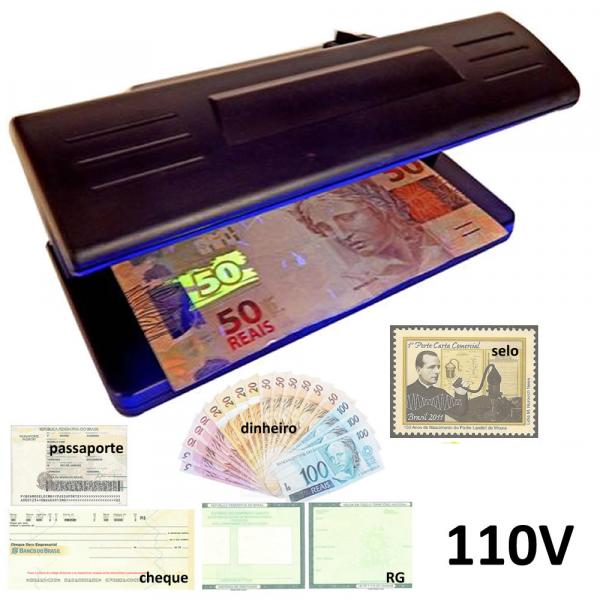 Tudo sobre 'Detector Testador Dinheiro Nota Falsa Selos, Cheques CBRN02832 - Commerce Brasil'