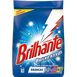 Detergente em Pó Brilhante Brilho Ativo 1kg