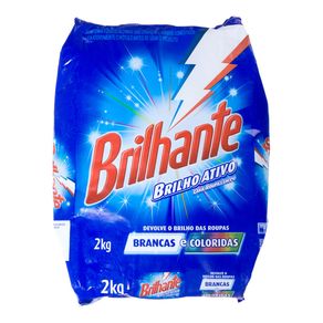 Detergente em Pó Multi Tecidos Brilhante 2Kg