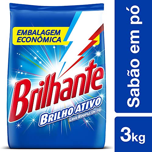 Detergente em Pó Multi Tecidos 3 Kg, Brilhante, Brilhante