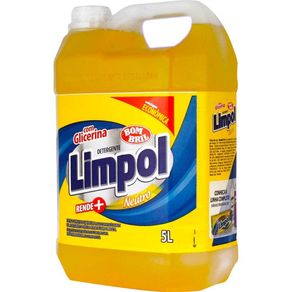 Detergente Liquido Neutro Limpol 5 Litros
