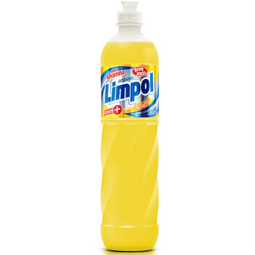 Detergente Líquido Neutro Limpol 500Ml