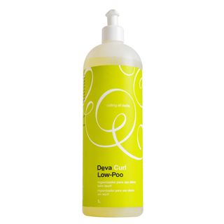 Deva Curl Shampoo Low-Poo - Shampoo Higienizador com Pouca Espuma 1L