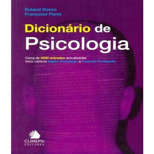 Dicionario de Psicologia