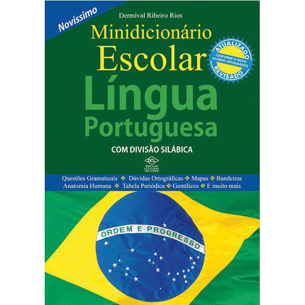 Dicionario Portugues Escolar 30Mil Verbetes 608Pgs Dcl