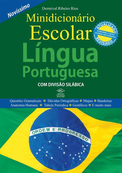 Dicionario Portugues Escolar 30MIL Verbetes 608PGS DCL