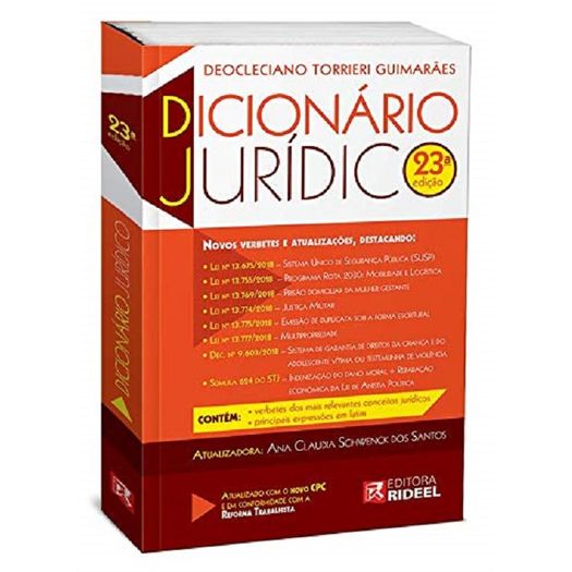 Dicionario Universitario Juridico - Rideel