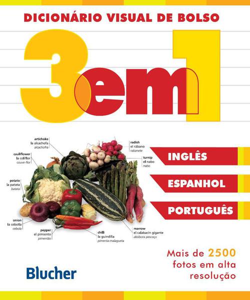Dicionário Visual de Bolso - 3 em 1 - Inglês / Espanhol / Português - Blucher