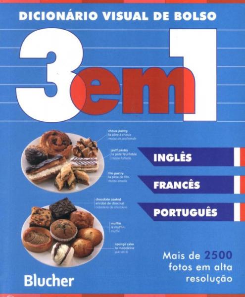 Dicionario Visual de Bolso 3 em 1 - Ingles / Frances / Portugues - Edgard Blucher