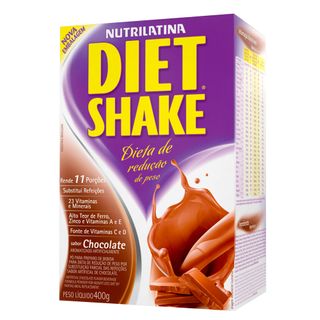 Diet Shake Chocolate Nutrilatina - Shake para Redução de Peso 400g