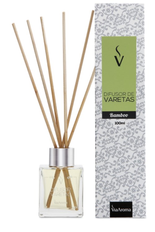 Difusor Varetas 100 Ml / Bamboo / Via Aroma