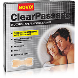 Dilatador Nasal 9 Unidades Bege - ClearPassage
