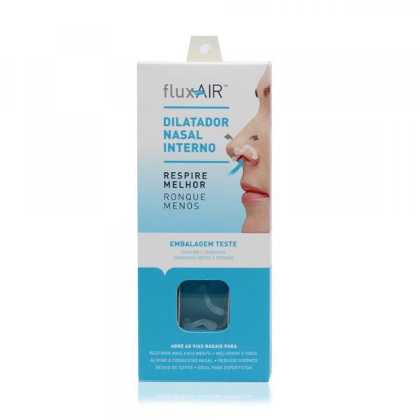 Dilatador Nasal Interno Flux Air Embalagem Teste 2 Unidades