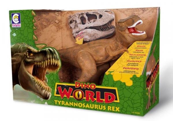Dino World Tiranossauro Rex 2088 Cotiplás - Cotiplas