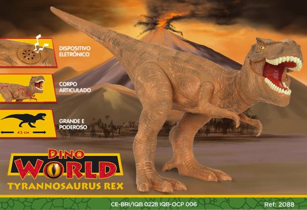 Dino World Tiranossauro Rex - Cotiplás (994132)