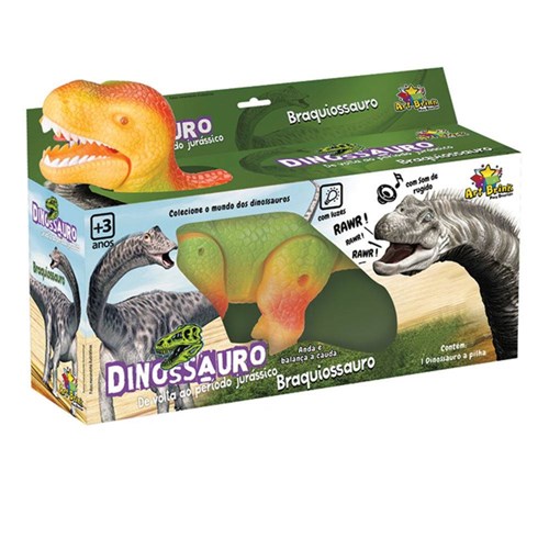 Dinossauro Alossauro com Som, Luz e Movimento 28 Cm