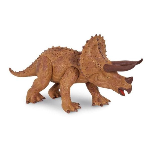 Dinossauro com Som Dino World Triceratops 2089 - Cotiplas