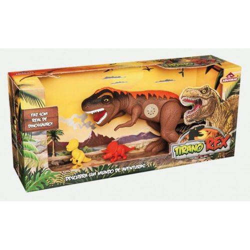 Dinossauro com Som Tirano Rex - Adijomar
