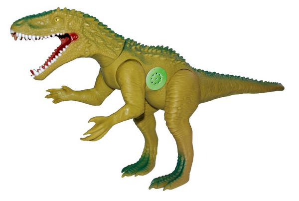 Dinossauro Furious com Dispositivo de Som 60cm Adijomar - Verde