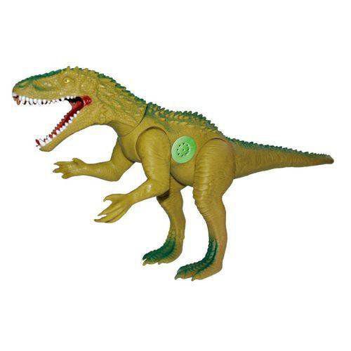 Dinossauro Furious com Dispositivo de Som 60cm Verde Adijomar