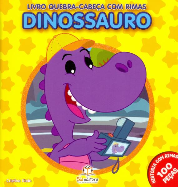Dinossauro: Livro Quebra-cabeça com Rimas - Blu