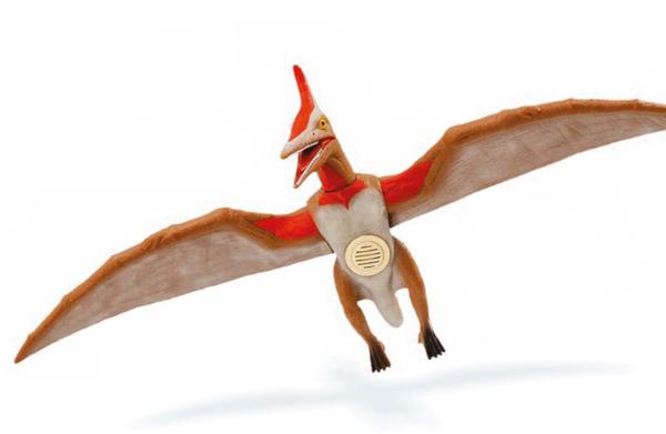 Dinossauro Pterossauro com Som Adijomar - Marrom