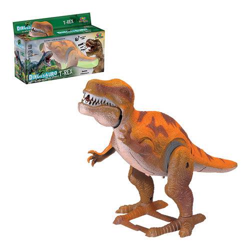 Tudo sobre 'Dinossauro T-Rex com Luz, Som e Movimento 28 Cm'