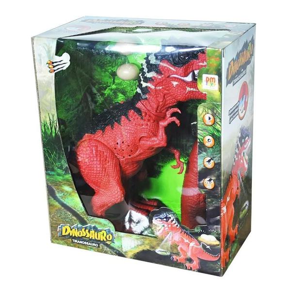 Dinossauro Tiranossauro com 02 Ovinhos - Dm Toys